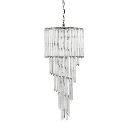 Tapered Glass Chandelier Trapani | Cabothousefurniture.com