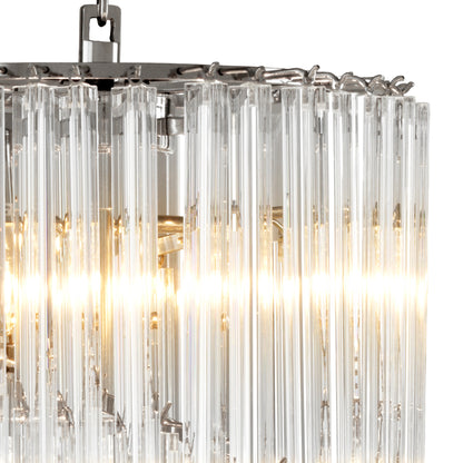 Tapered Glass Chandelier Trapani | Cabothousefurniture.com