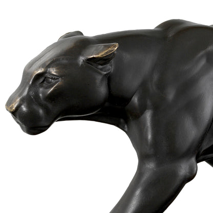 Bronze Statue Panther | Cabothousefurniture.com