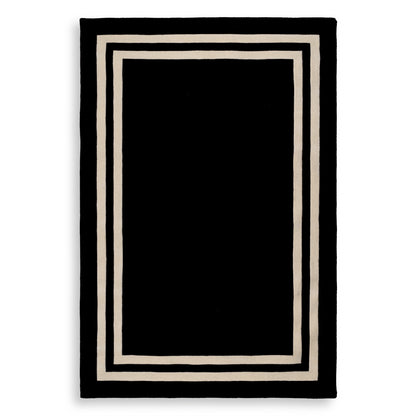 Black Wool Carpet Celeste