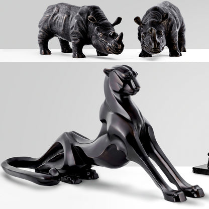 Bronze Decorative Statue Cheetah | Cabothousefurniture.com