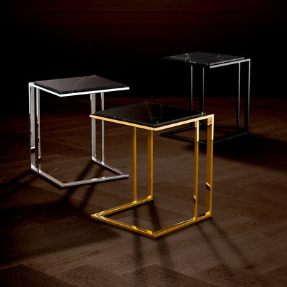 L-Shaped Side Table Cocktail | Cabothousefurniture.com