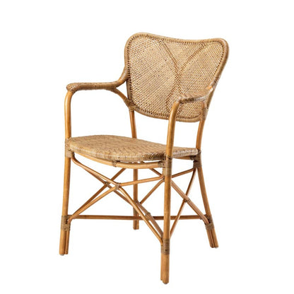 Handwoven Rattan Dining Armchair Colony | Cabothousefurniture.com