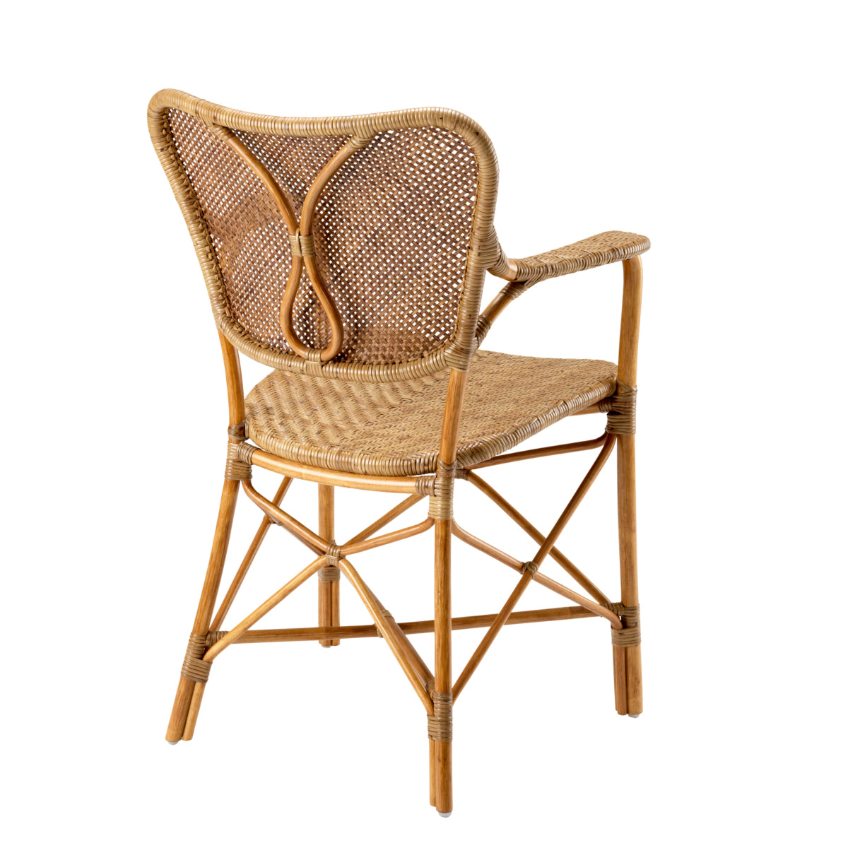 Handwoven Rattan Dining Armchair Colony | Cabothousefurniture.com