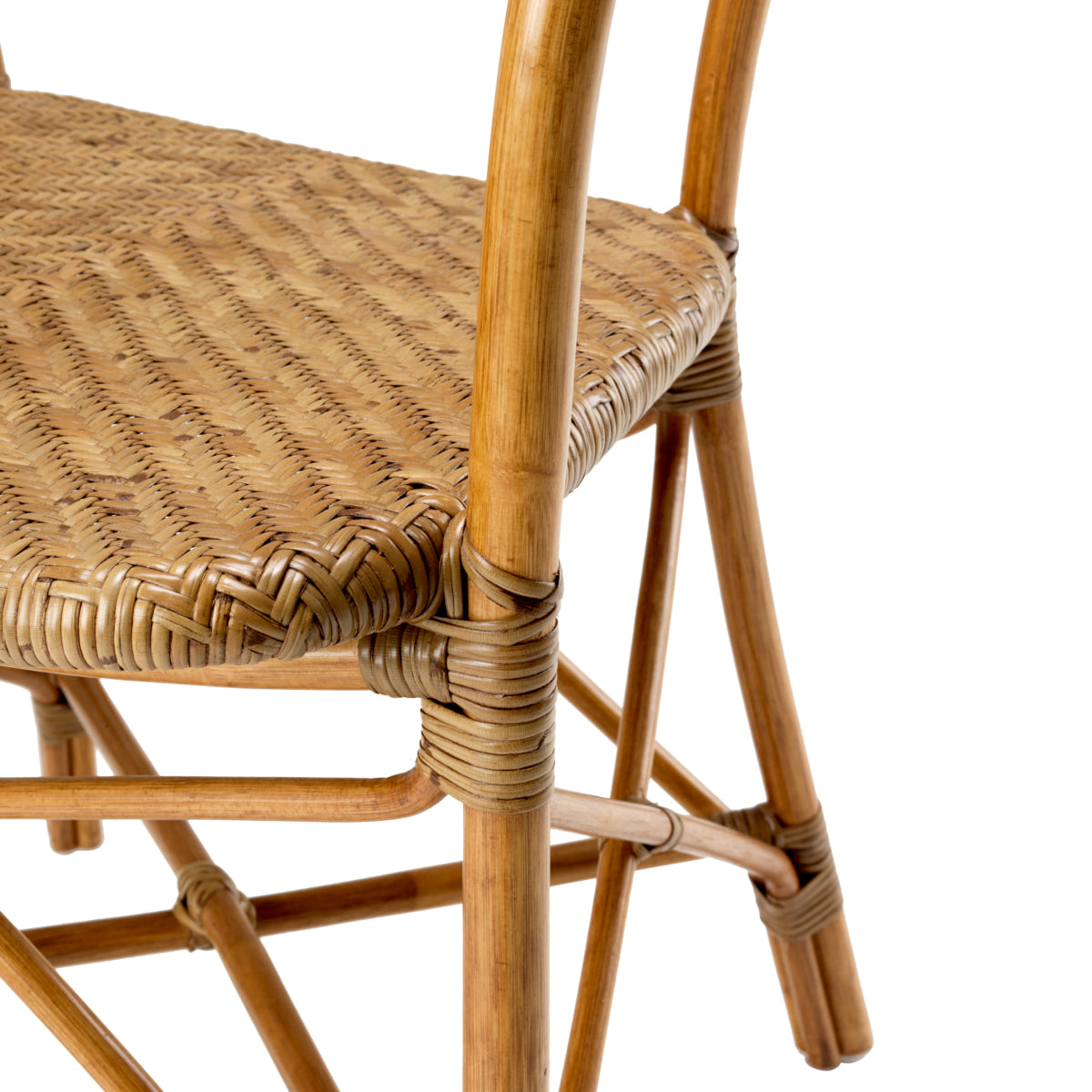 Handwoven Rattan Dining Armchair Colony | Cabothousefurniture.com