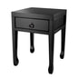 Black Birch Low Side Table Chinese | Cabothousefurniture.com