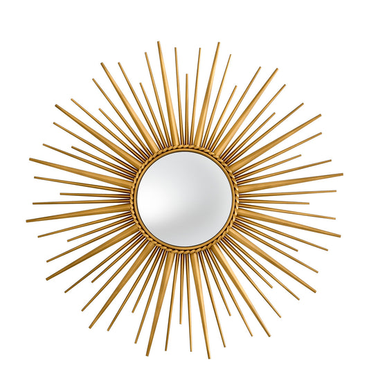 Gold Sunburst Mirror Helios | Cabothousefurniture.com