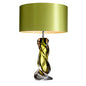 Green Glass Table Lamp Carnegie