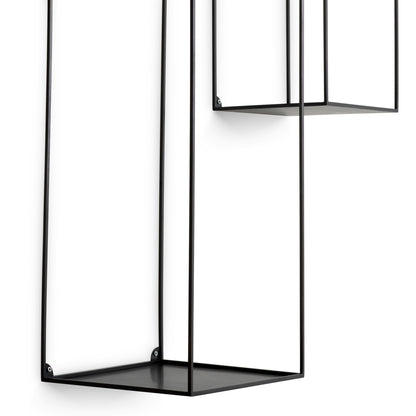Bronze Wall Rack Set (2) Deco