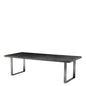 Charcoal Oak Dining Table Borghese