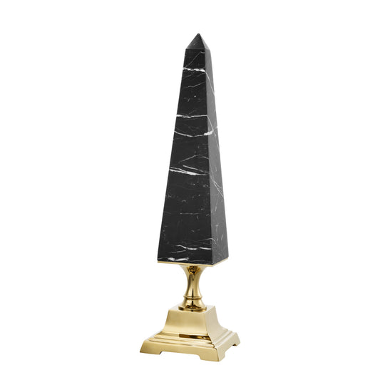 Black Marble Obelisk L Layford | Cabothousefurniture.com