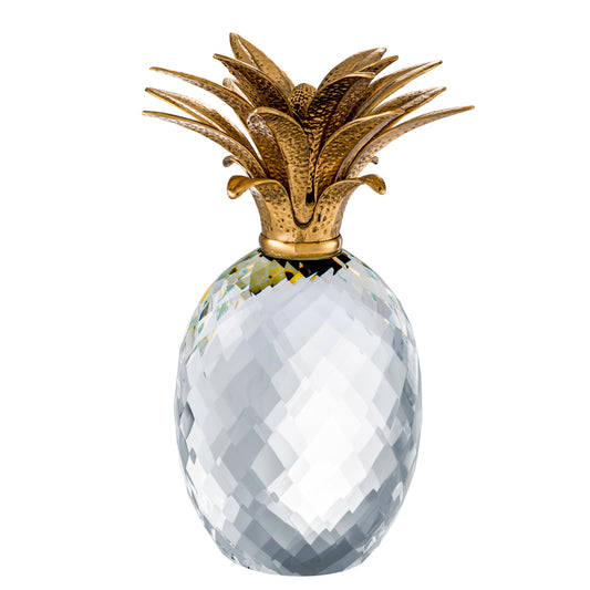 Brass Crystal Glass Pineapple