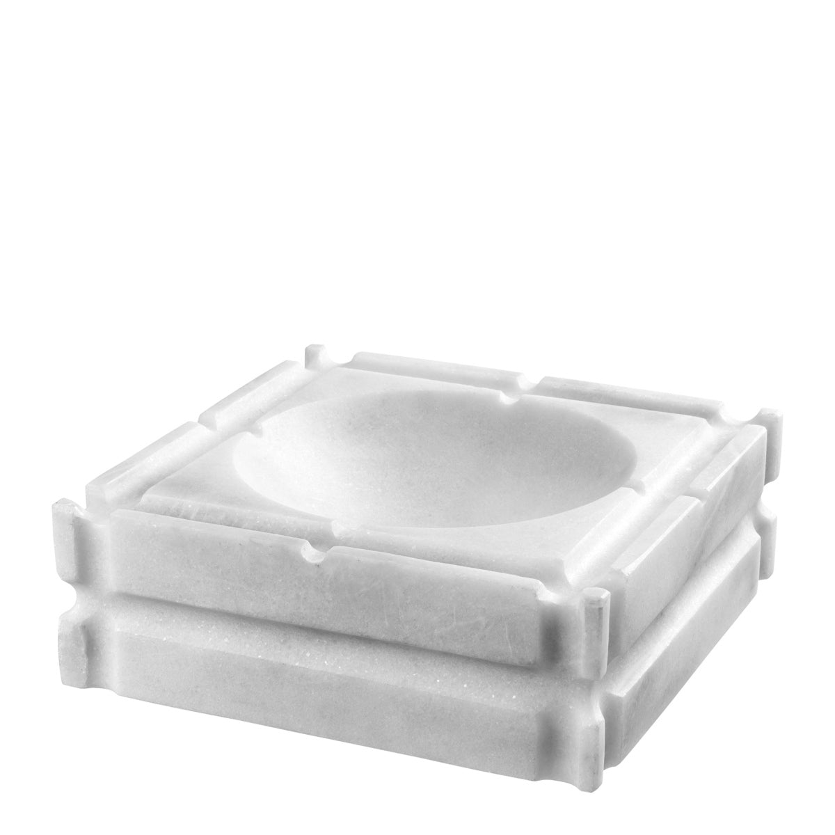 Square Marble Ashtray Nestor | Cabothousefurniture.com