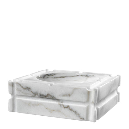 Square Marble Ashtray Nestor | Cabothousefurniture.com