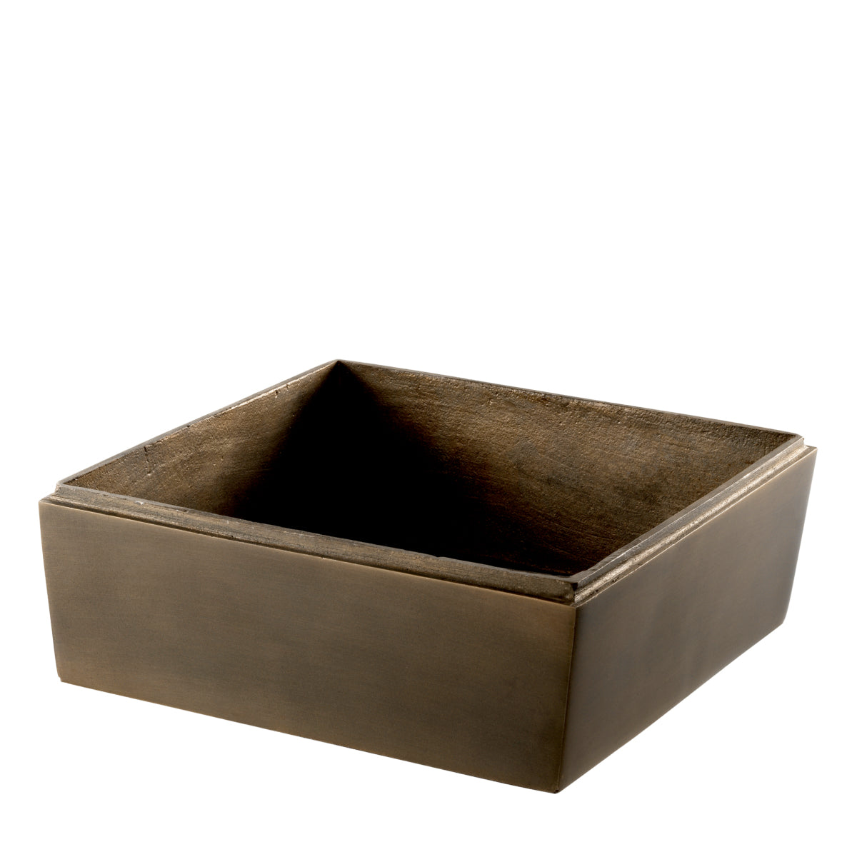 Square Brass Ashtray Deluxe | Cabothousefurniture.com