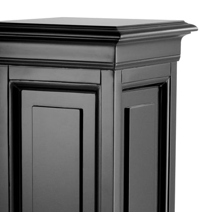 Black Wooden Column M Salvatore | Cabothousefurniture.com