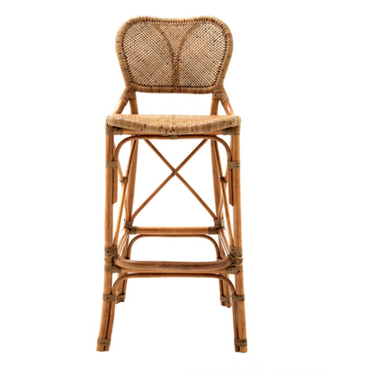 Woven Rattan Bar Stool Colony | Cabothousefurniture.com