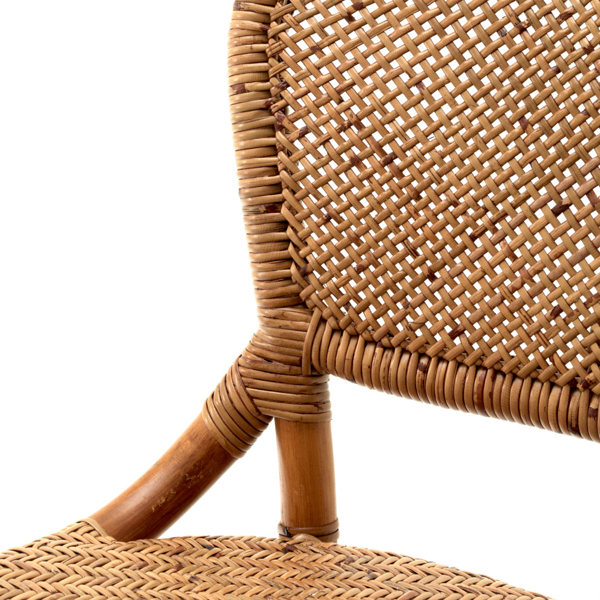 Woven Rattan Bar Stool Colony | Cabothousefurniture.com