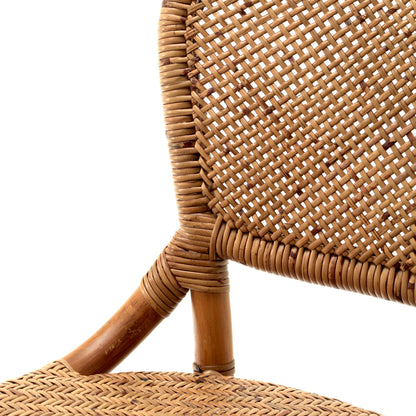 Woven Rattan Bar Stool Colony | Cabothousefurniture.com
