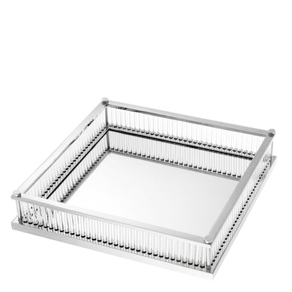 Mirror Bottom Square Tray Cora | Cabothousefurniture.com