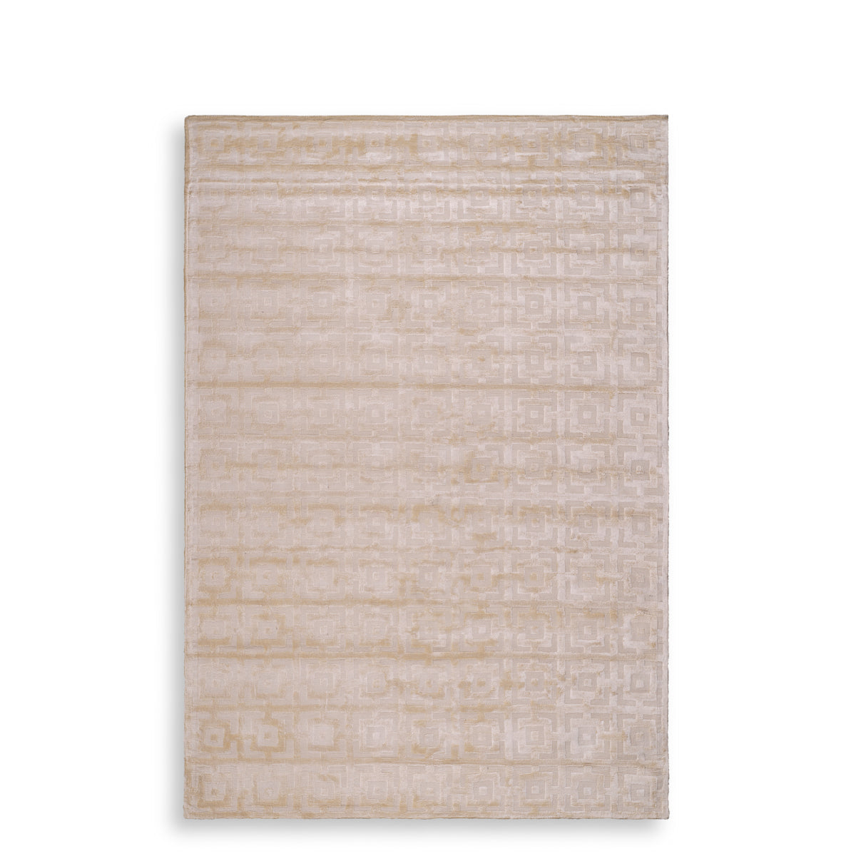 Cream Woven Viscose Carpet Reeves | Cabothousefurniture.com