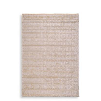 Cream Woven Viscose Carpet Reeves | Cabothousefurniture.com