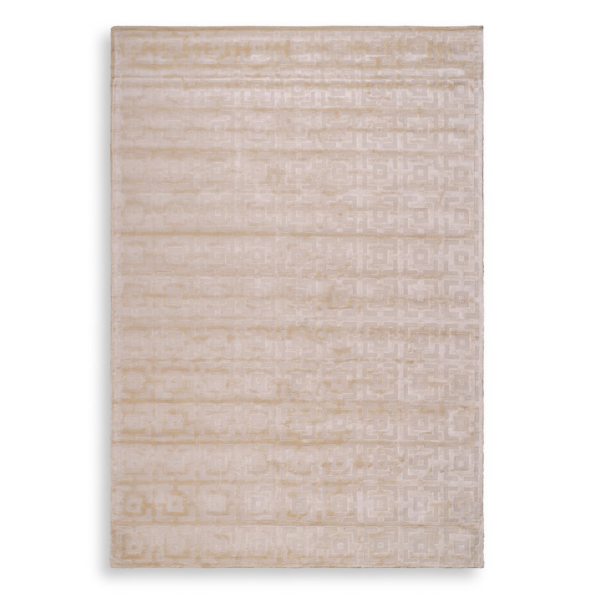 Cream Woven Viscose Carpet Reeves | Cabothousefurniture.com