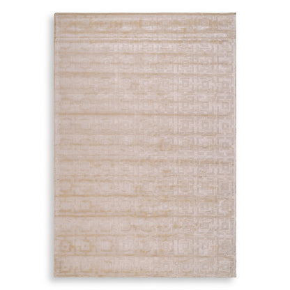 Cream Woven Viscose Carpet Reeves | Cabothousefurniture.com