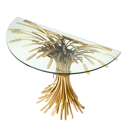 Sheaf Wheat Console Table Bonheur | Cabothousefurniture.com