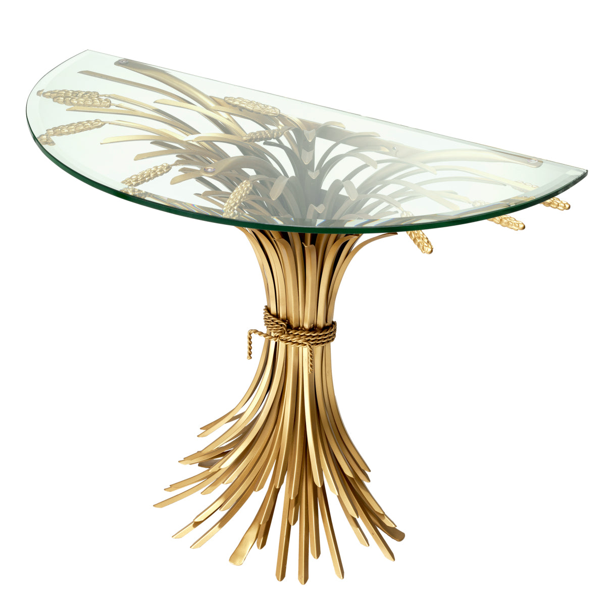 Sheaf Wheat Console Table Bonheur | Cabothousefurniture.com