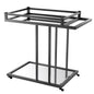 Mirror Glass Trolley Beverly Hills | Cabothousefurniture.com