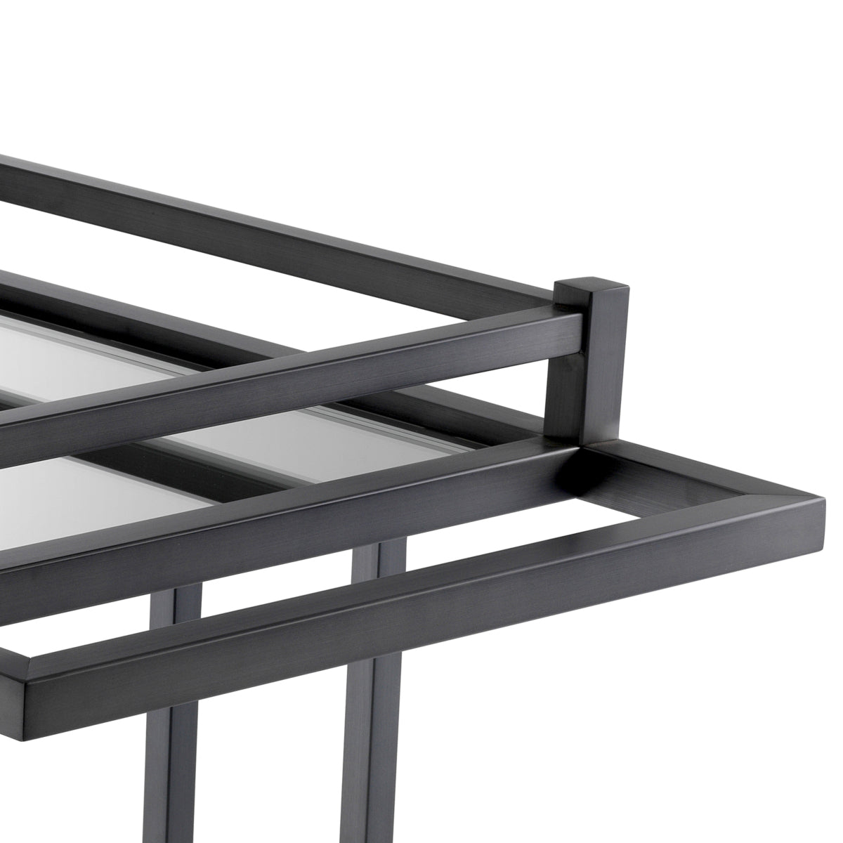 Mirror Glass Trolley Beverly Hills | Cabothousefurniture.com