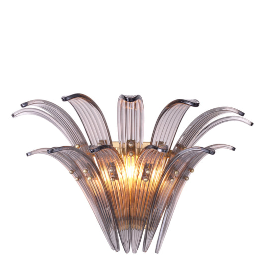 Smoke Glass Wall Lamp Italo