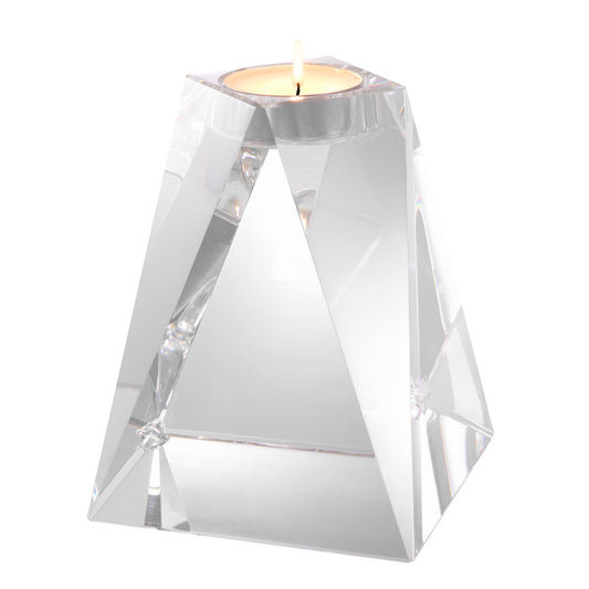 Crystal Glass Candle Holder Liaison | Cabothousefurniture.com