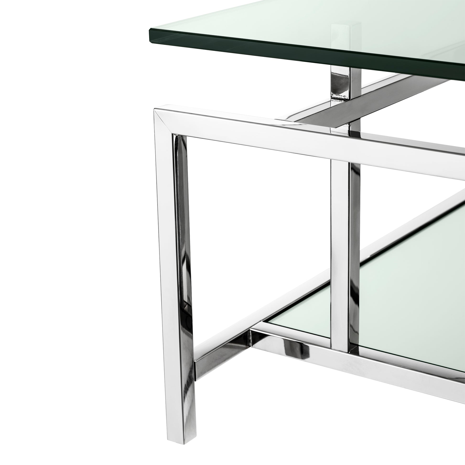 Clear Glass Coffee Table Superia | Cabothousefurniture.com