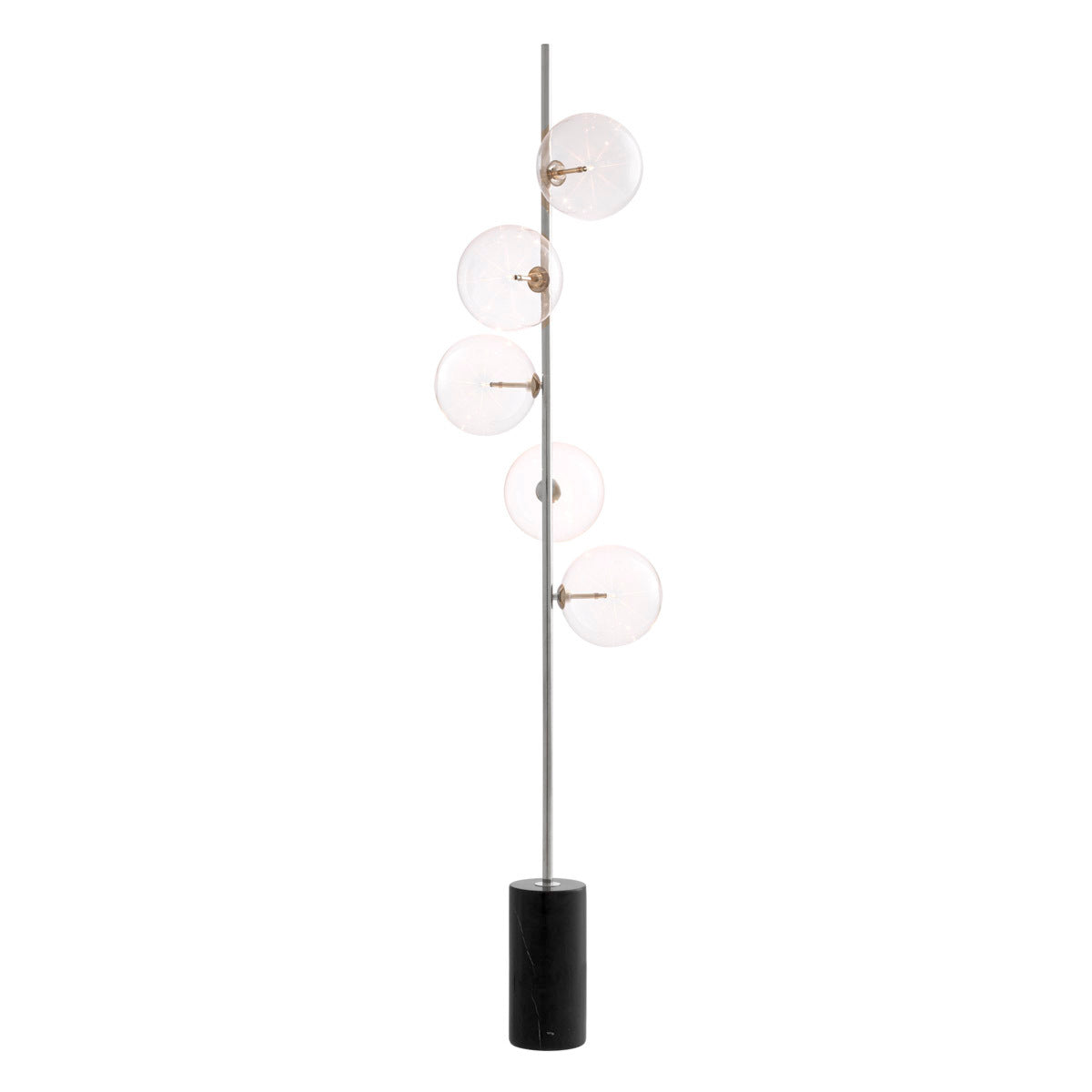 Black Marble Floor Lamp Tempo