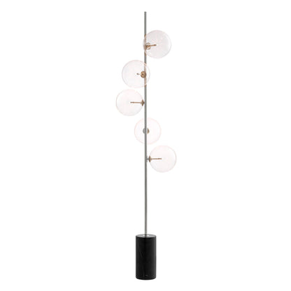 Black Marble Floor Lamp Tempo