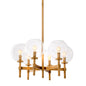 Brass Globe Chandelier S Jade | Cabothousefurniture.com