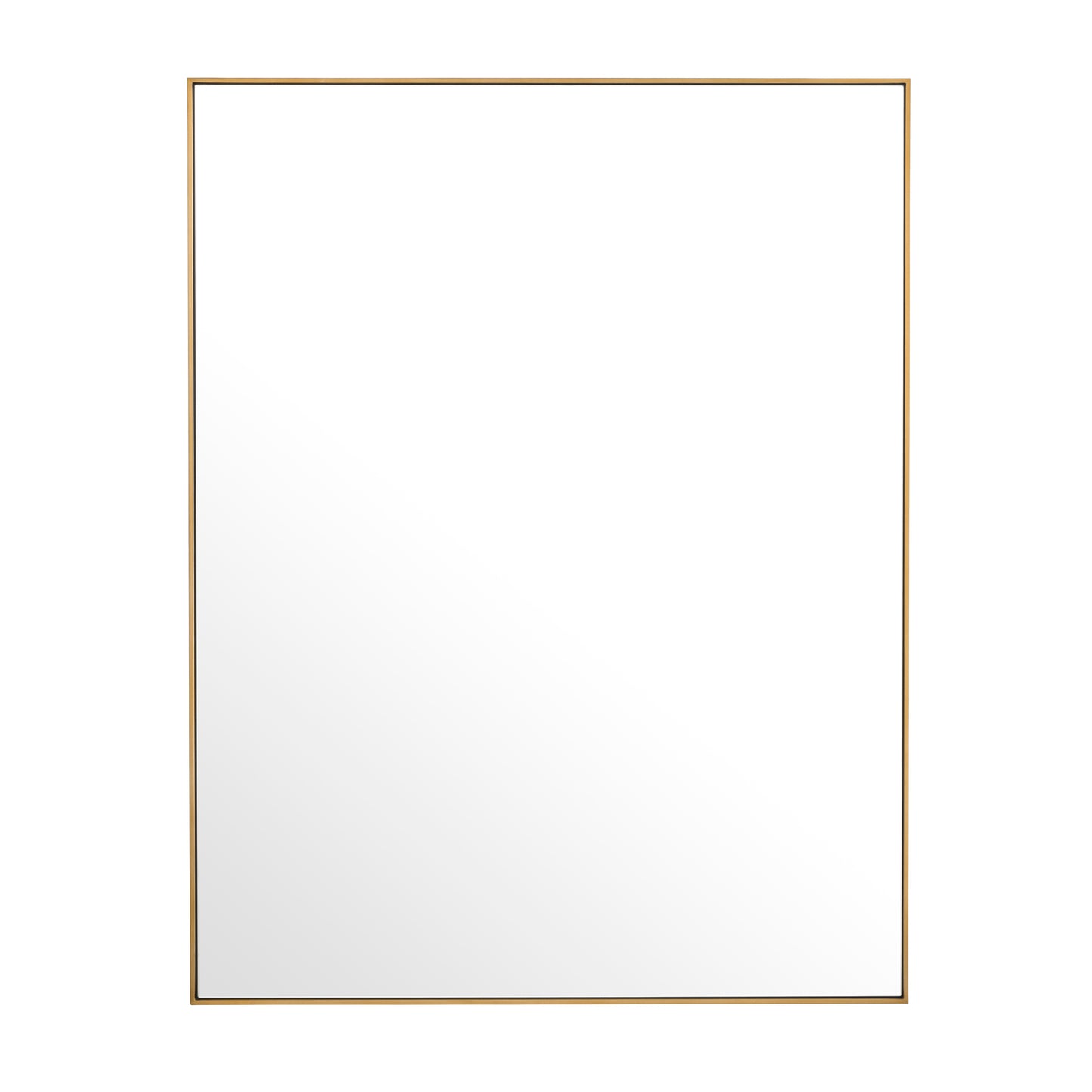 Brushed Brass Mirror Redondo