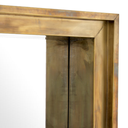 Vintage Square Mirror Magenta