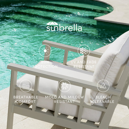 Metal Frame Outdoor Chair Cap-Antibes