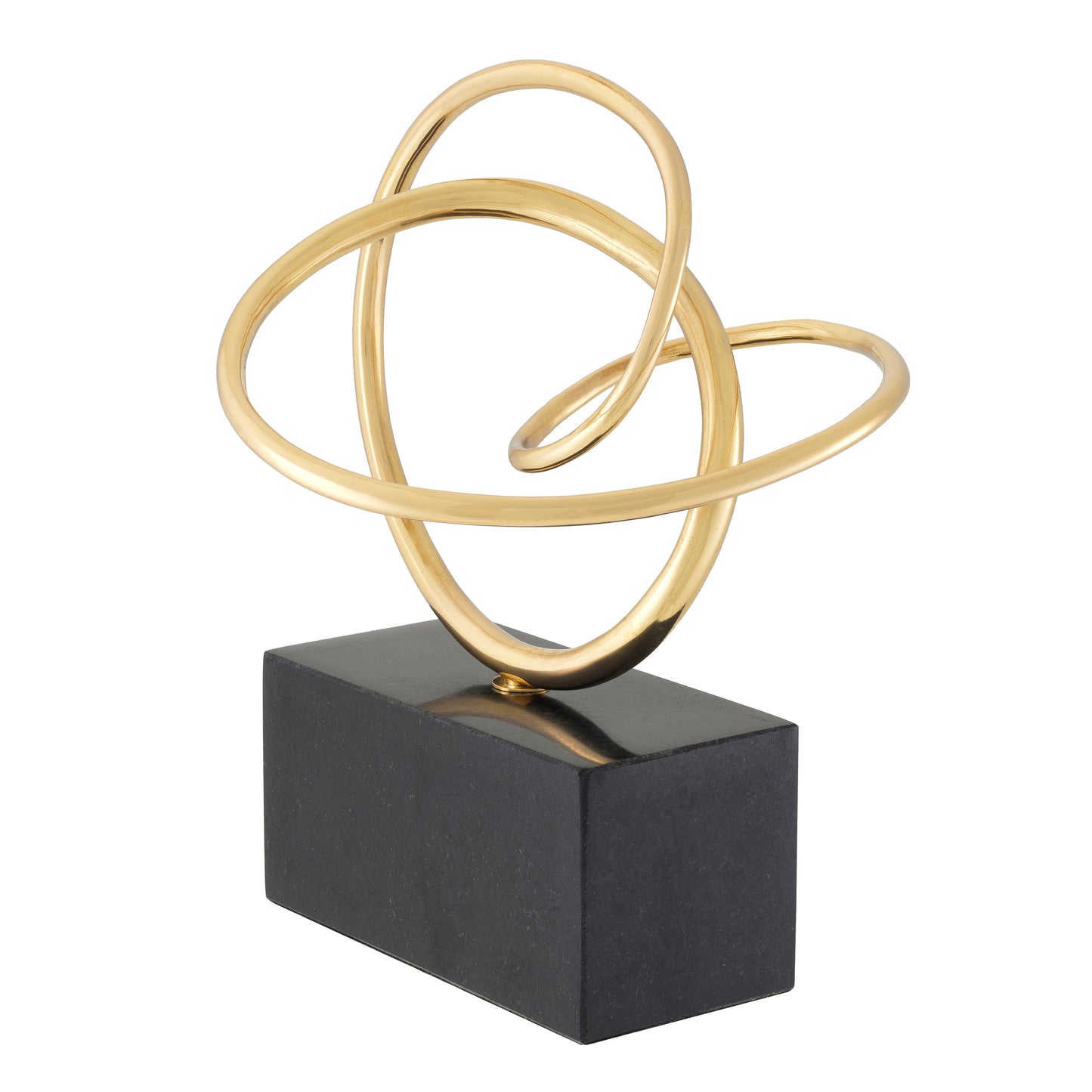 Abstract Polished Brass Object Frank | Cabothousefurniture.com