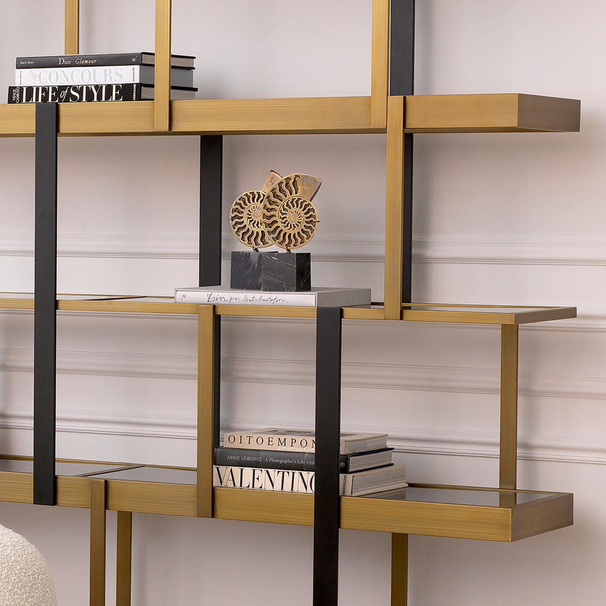 Vintage Object Set (2) Ammonite | Cabothousefurniture.com