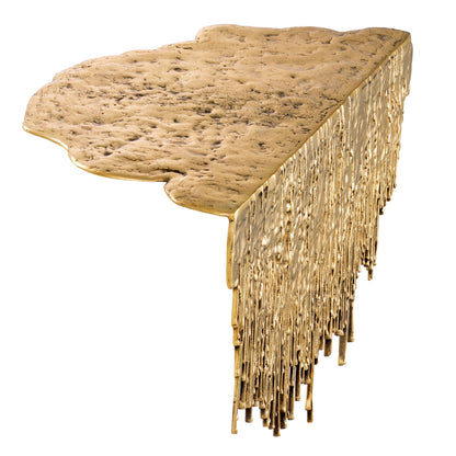Melting Brass Table Decor Grove | Cabothousefurniture.com