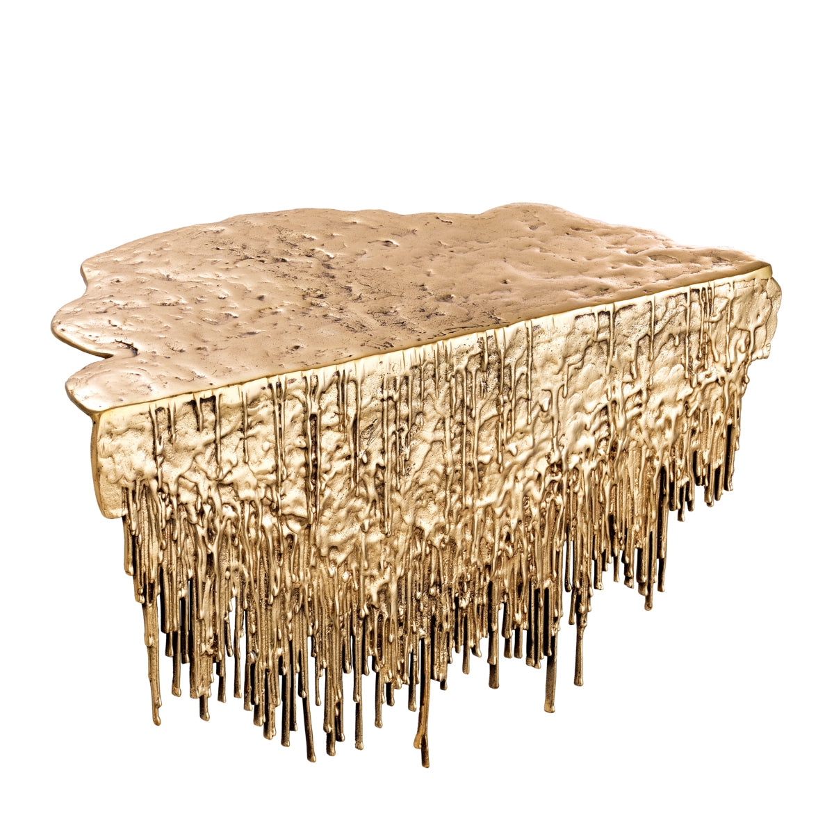 Melting Brass Table Decor Grove | Cabothousefurniture.com