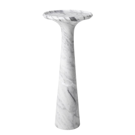 Marble Side Table High Pompano | Cabothousefurniture.com