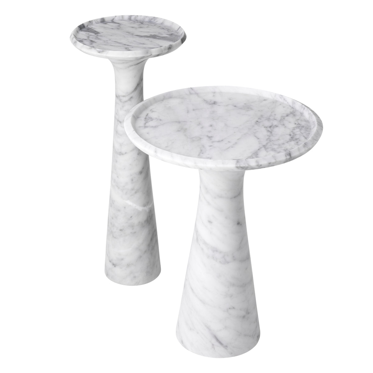 Marble Side Table High Pompano | Cabothousefurniture.com