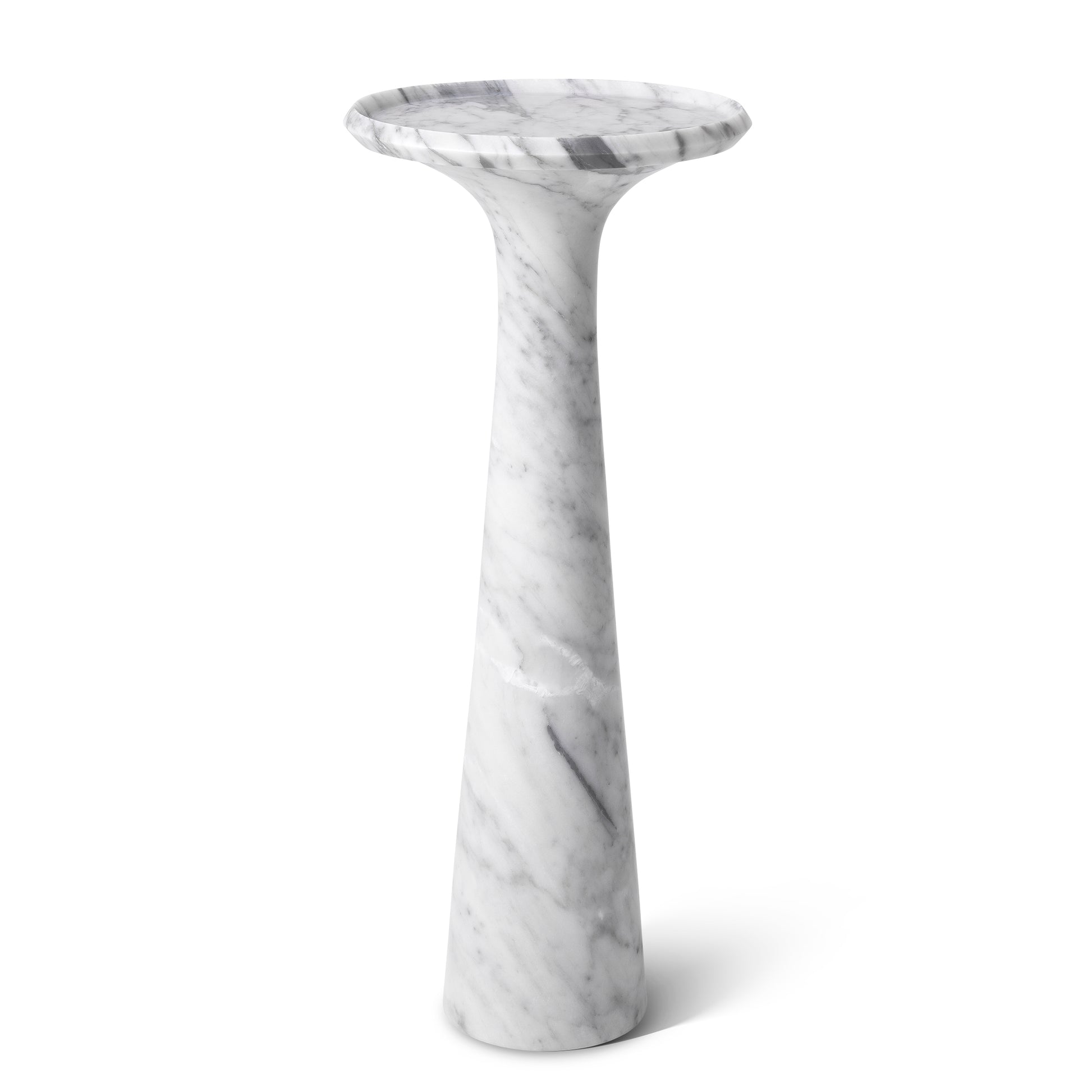 Marble Side Table High Pompano | Cabothousefurniture.com