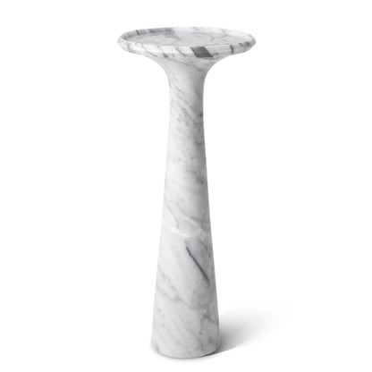 Marble Side Table High Pompano | Cabothousefurniture.com