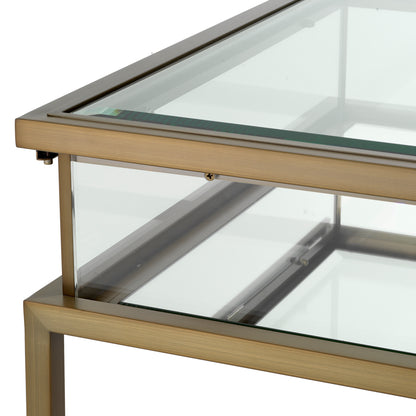 Sliding Top Coffee Table Harvey | Cabothousefurniture.com
